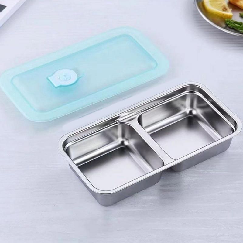 Food Snacks Box - 304 Stainless Steel Lunch Bento Box