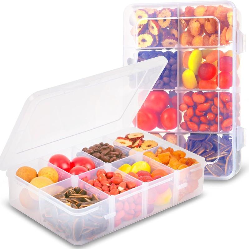 8 Grid Snackle Box Container C - đánh giá và giá Food Snacks Box