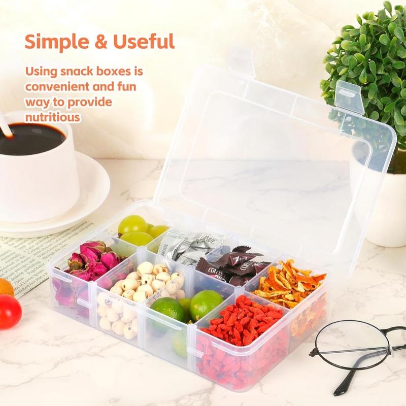 8 Grid Snackle Box Container C - đánh giá và giá Food Snacks Box