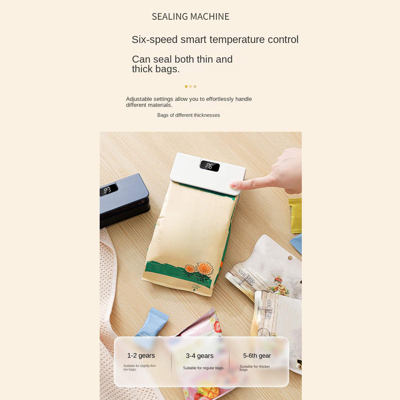 Mini Bag Resealer LED Display  - đánh giá và giá Food Prep Snacks