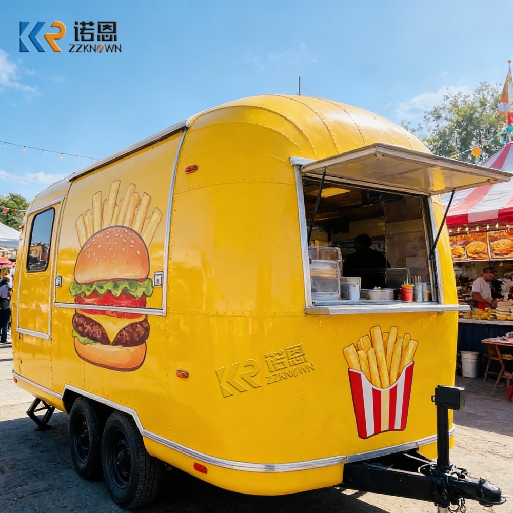Outdoor Mobile Food Truck Stai - đánh giá và giá Food Snacks Business