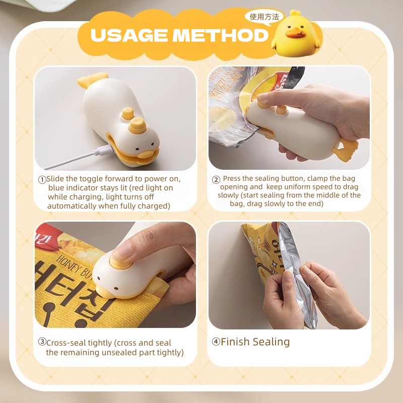 Cute Duck Rechargeable Handhel - đánh giá và giá Snacks Food In Us