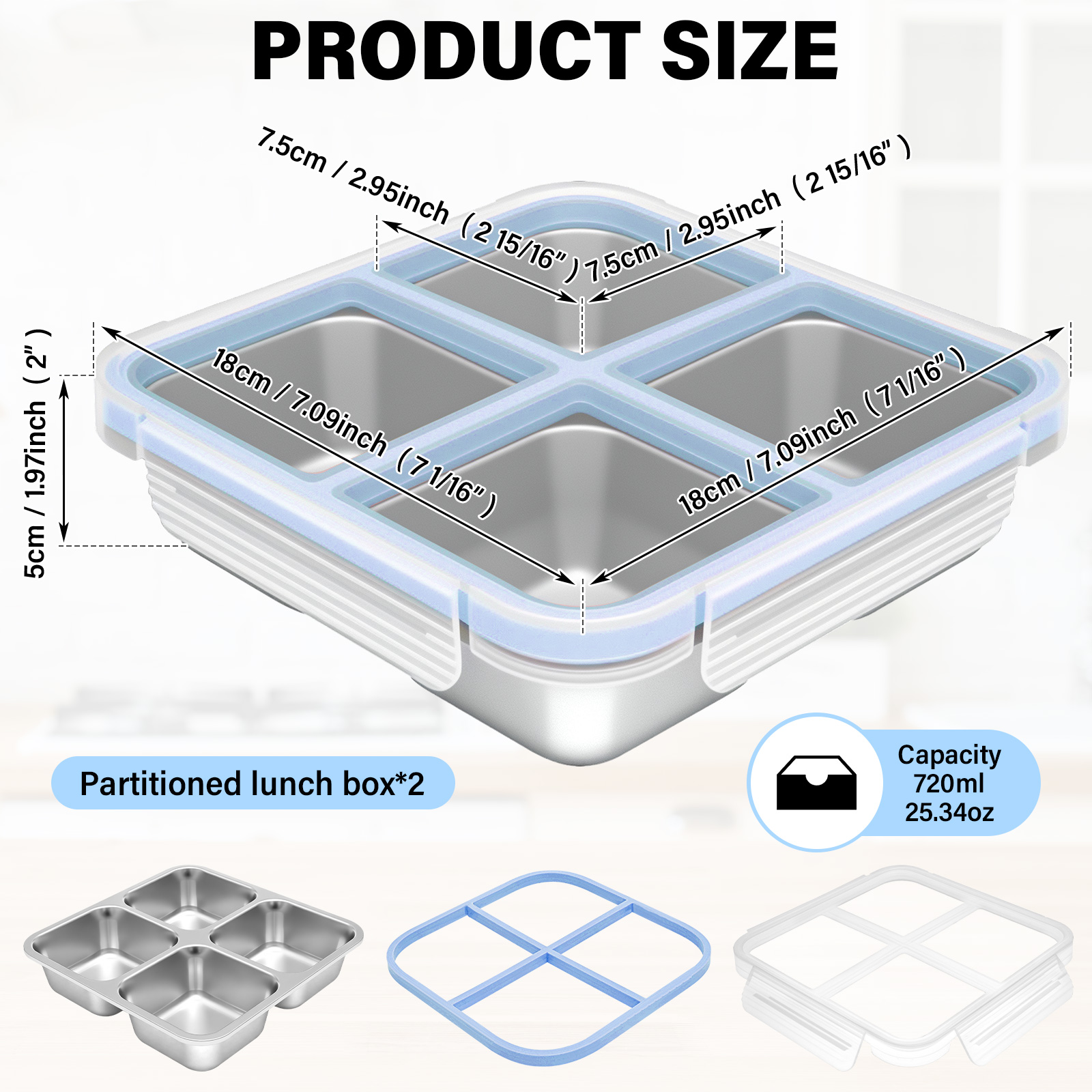 2 Pcs Stainless Steel Snack Bo - đánh giá và giá Food Prep Snacks
