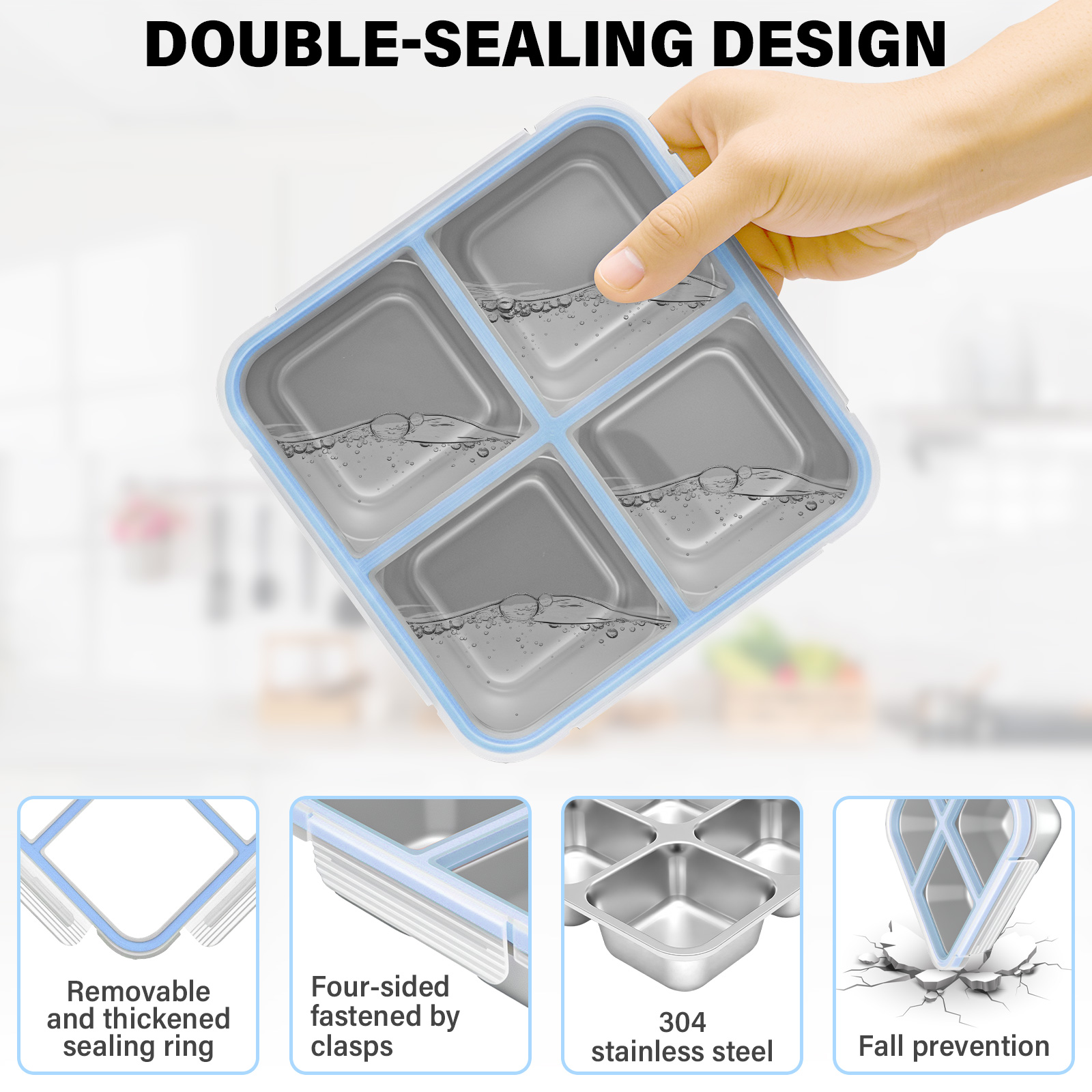 2 Pcs Stainless Steel Snack Bo - đánh giá và giá Food Prep Snacks