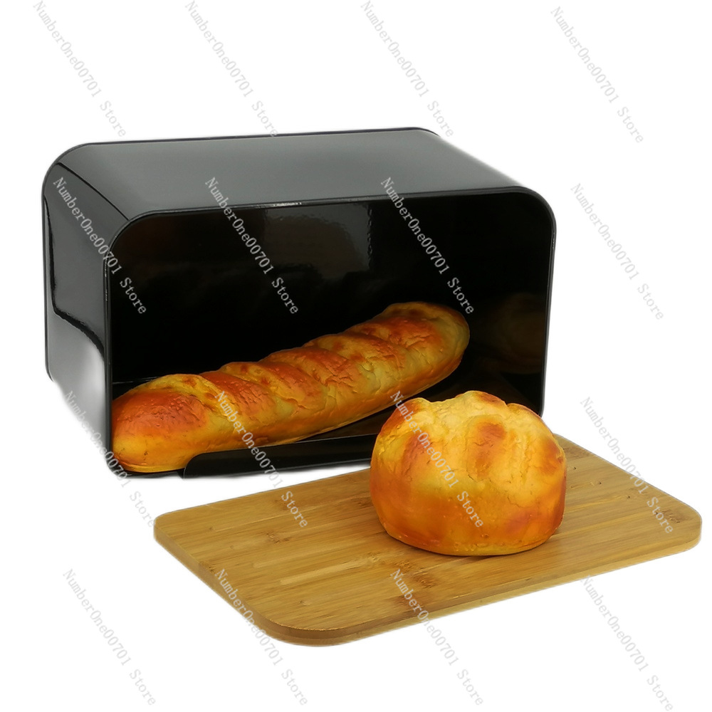Kitchen Bread Box with Bamboo  - đánh giá và giá Food Snacks Box