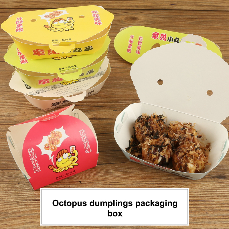 100Pcs Disposable Cartoon Octo - đánh giá và giá Food Snacks Box