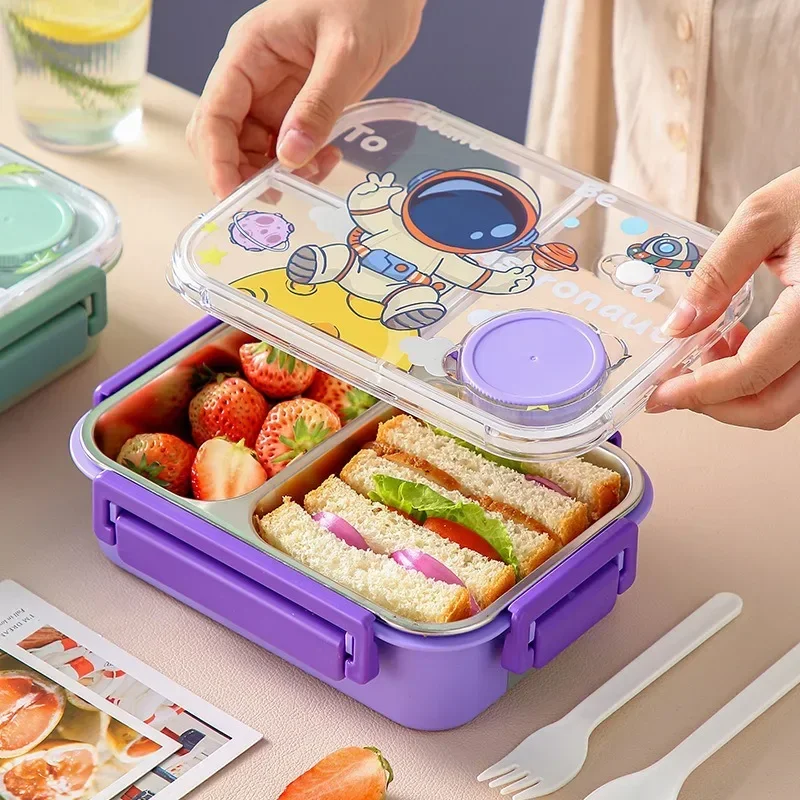 Unicorn Cartoon Bento Lunch Bo - đánh giá và giá Food Prep Snacks
