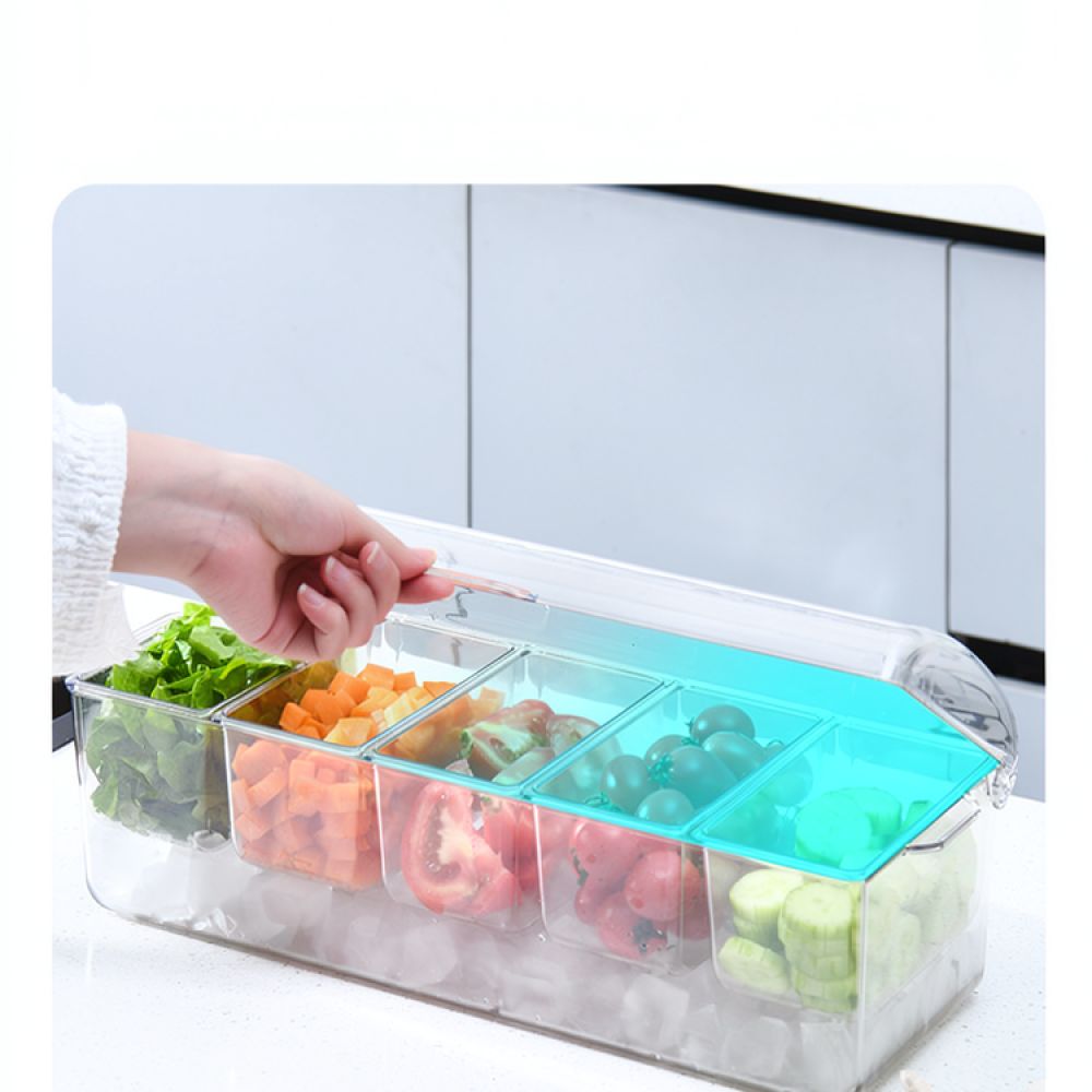Divided Salad Container Servin - đánh giá và giá Food Prep Snacks