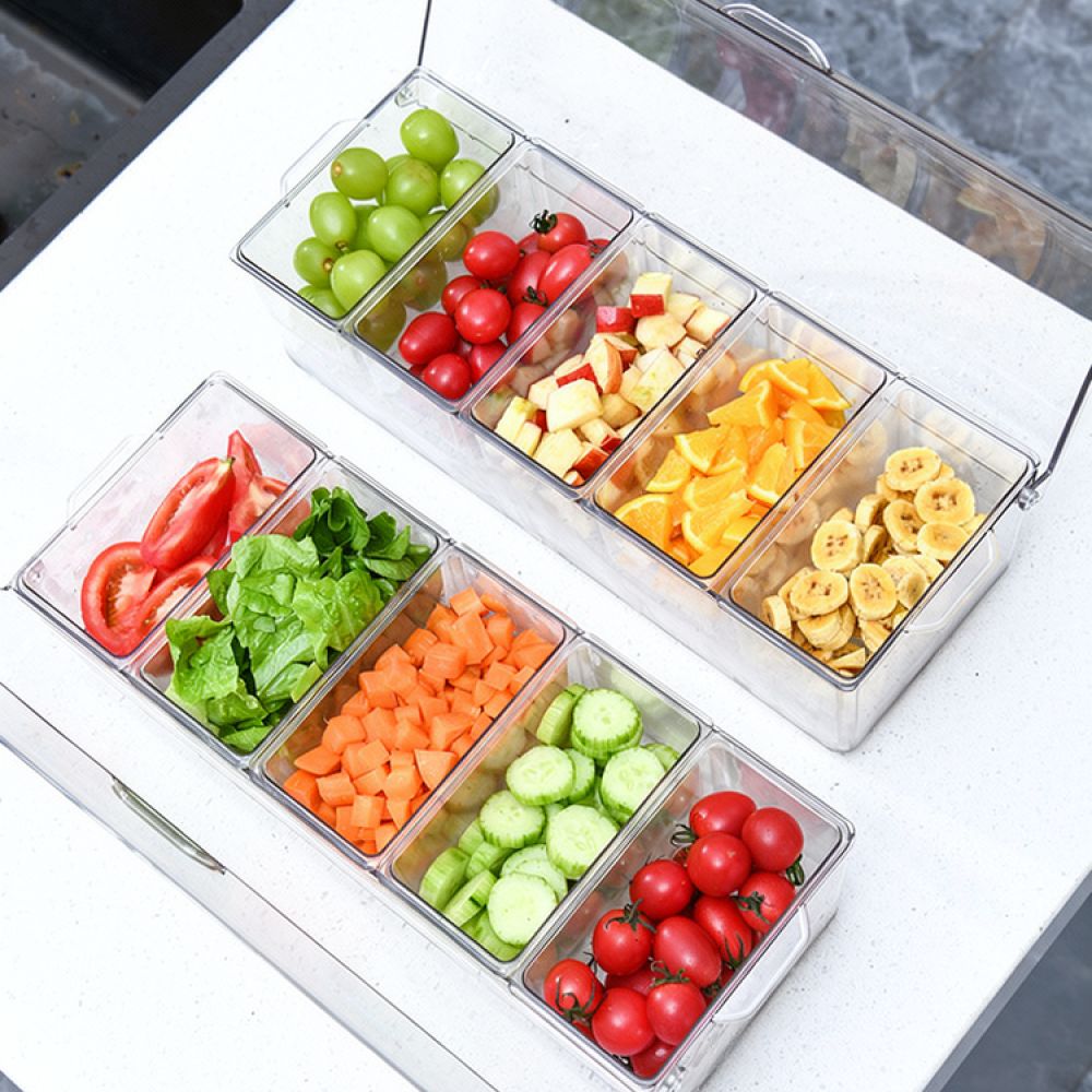 Divided Salad Container Servin - đánh giá và giá Food Prep Snacks