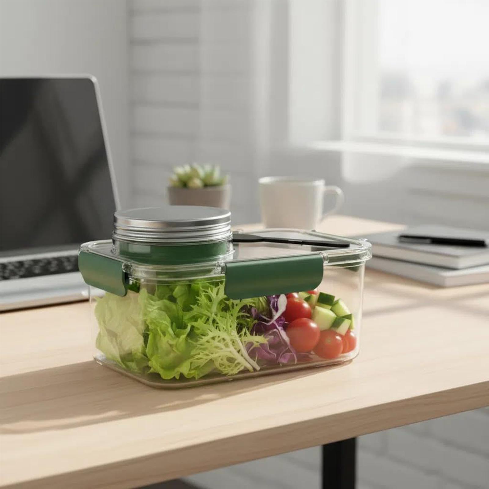 Salad Container 2.5 OZ Storage - đánh giá và giá Food Prep Snacks