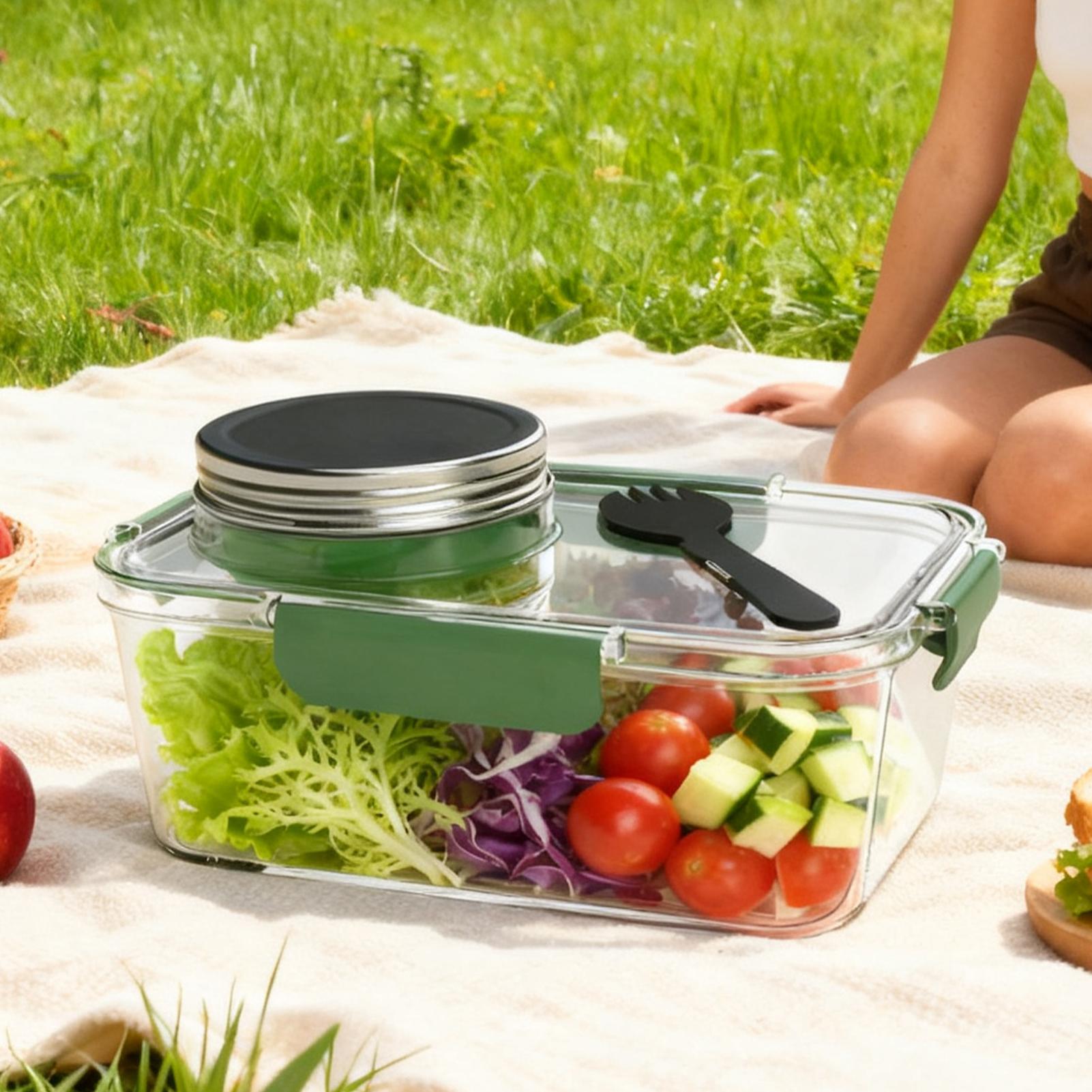 Salad Container 2.5 OZ Storage - đánh giá và giá Food Prep Snacks