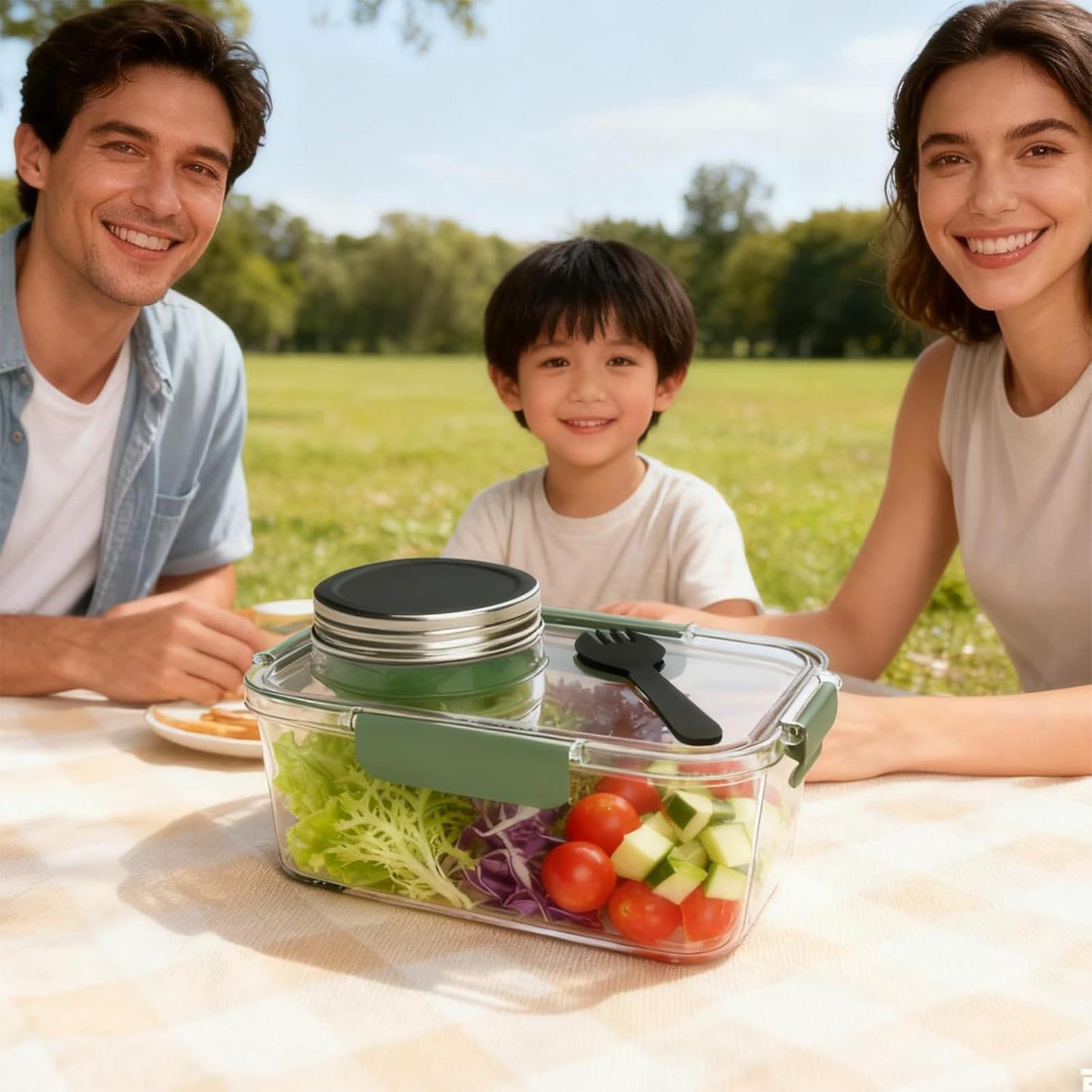 Salad Container 2.5 OZ Storage - đánh giá và giá Food Prep Snacks