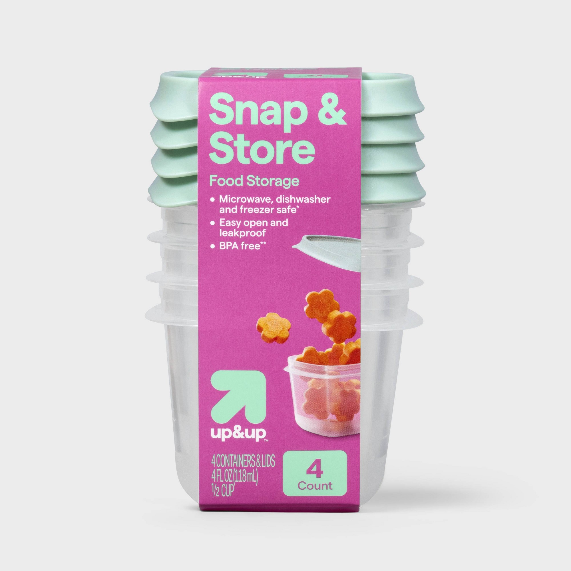 4ct Mini Square Half Cup Food  - đánh giá và giá Food Prep Snacks
