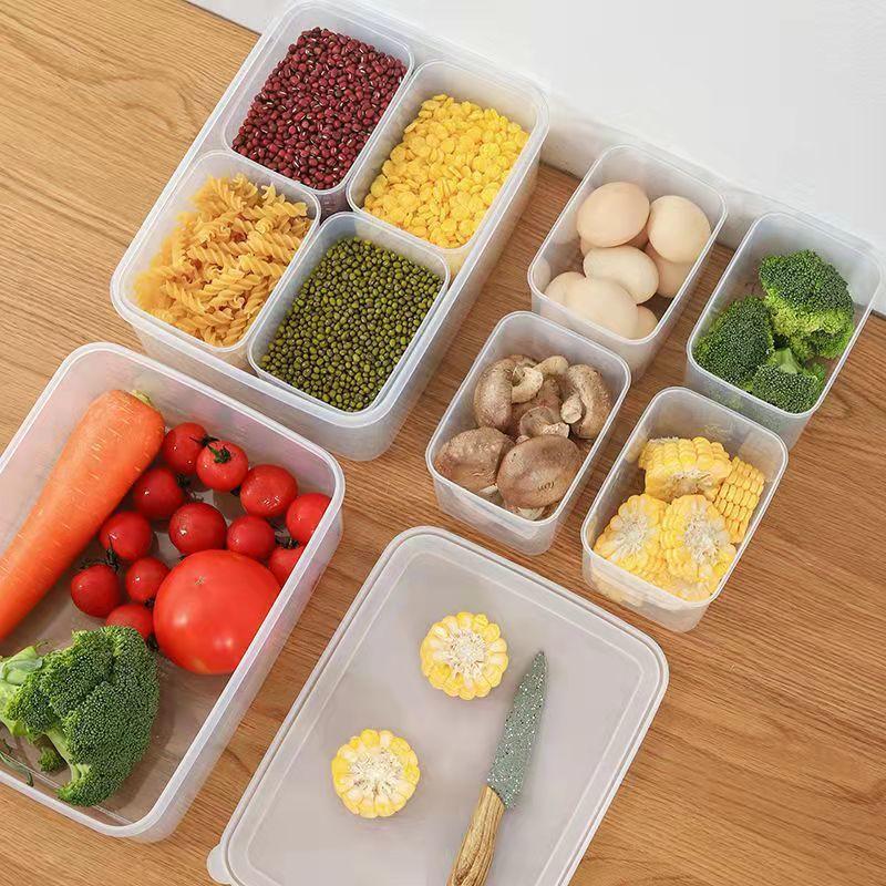 4 In 1 Refrigerator Crisper Bo - đánh giá và giá Food Prep Snacks