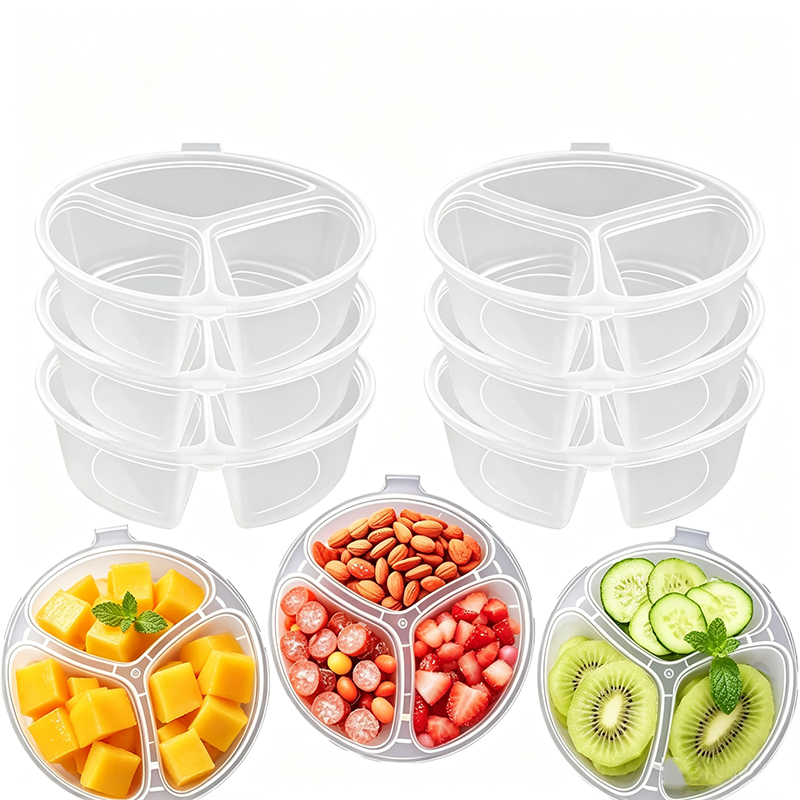 5-20Pcs 3-Compartment Snack Bo - đánh giá và giá Food Prep Snacks