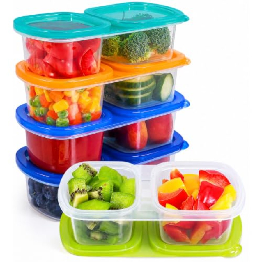5-Pack Reusable Snack Containe - đánh giá và giá Food Prep Snacks