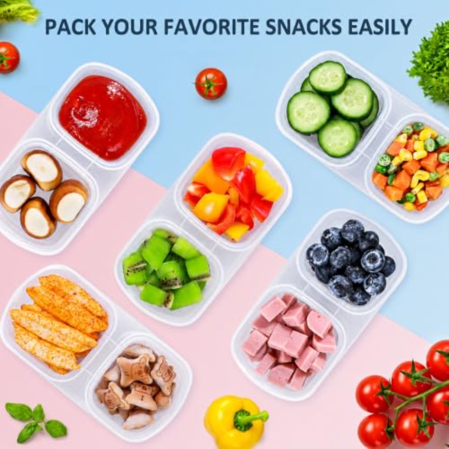 5-Pack Reusable Snack Containe - đánh giá và giá Food Prep Snacks