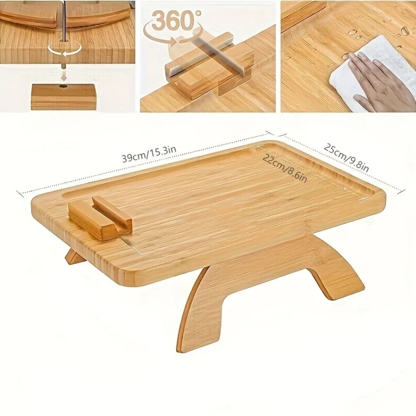 Wooden Foldable Tray Lazy Sofa - đánh giá và giá Food Snacks To Eat
