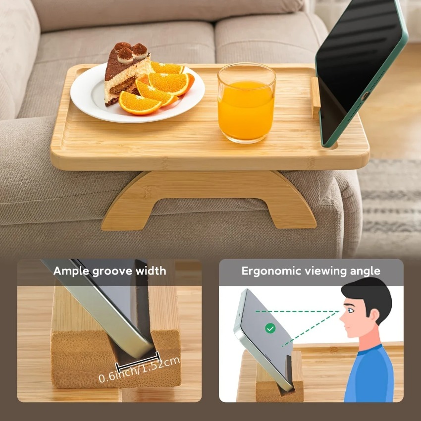 Wooden Foldable Tray Lazy Sofa - đánh giá và giá Food Snacks To Eat