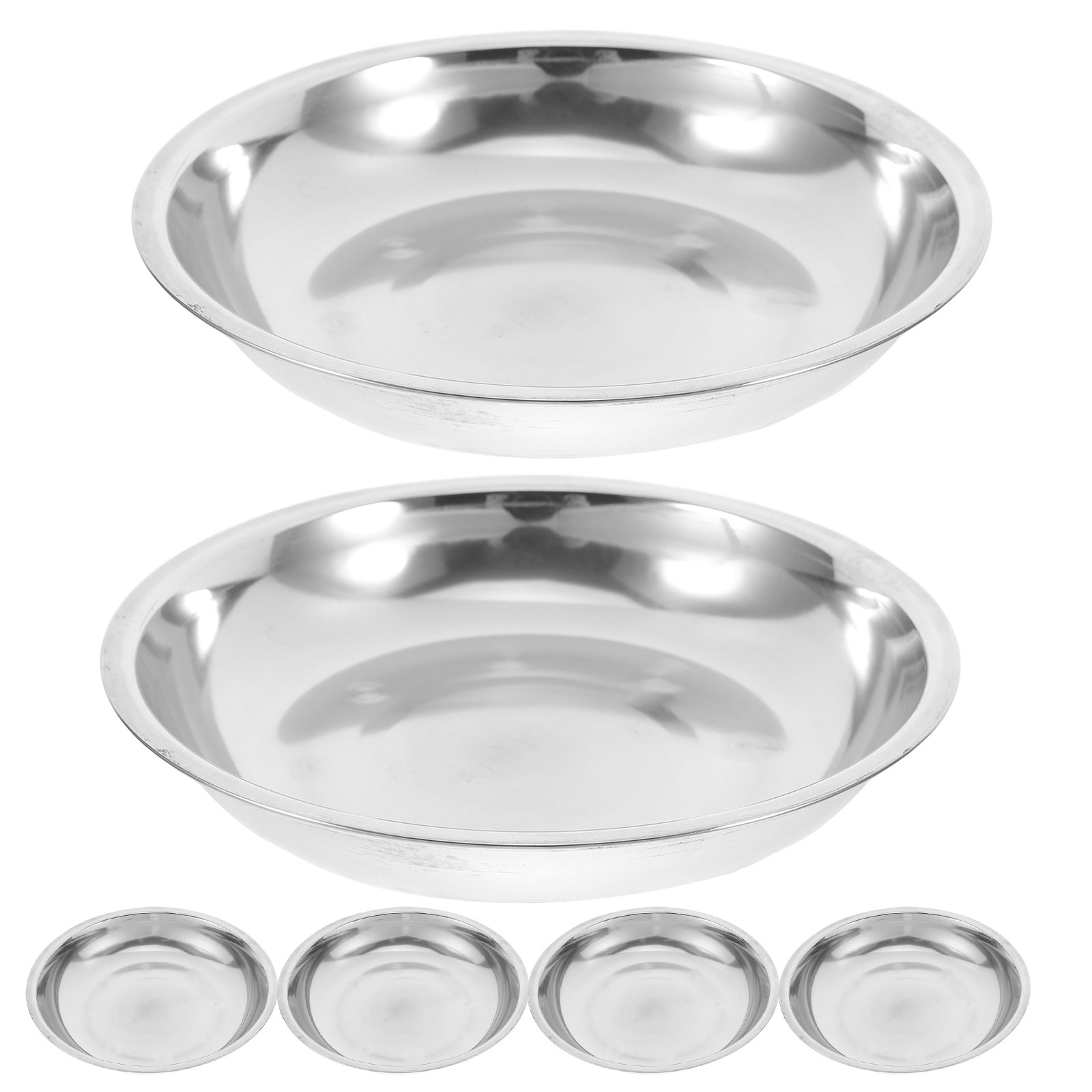 6Pcs Stainless Steel Bbq Plate - đánh giá và giá Snacks Food In Us