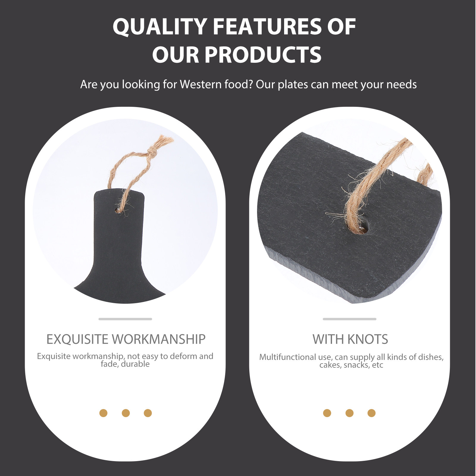 1Pcs Natural Steak Plate High- - đánh giá và giá Quality Food Snacks