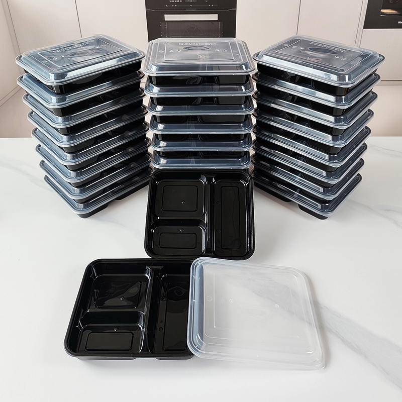 3-Compartment 34 Oz/1000 Ml, 1 - đánh giá và giá Food Prep Snacks