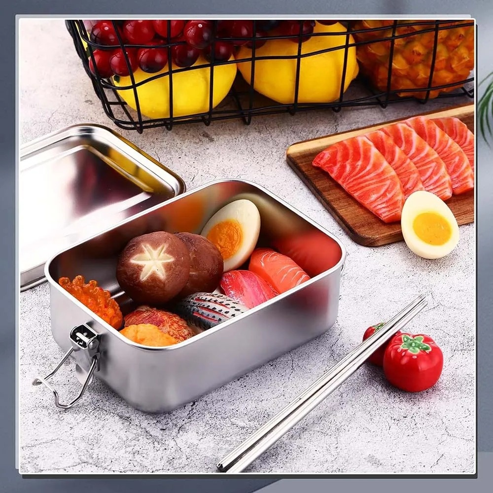 Stainless Steel Bento Box Meta - đánh giá và giá Snacks Food In Us